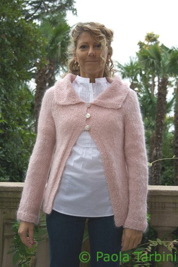 Knitting francis &copy; 2009 Francesco Longhi<br />
Modello Bon bon - Filato Blue Sky Brushed Suri 1<br />
