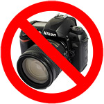 no photo allowed