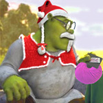 Santa Claushrek in Knit-House