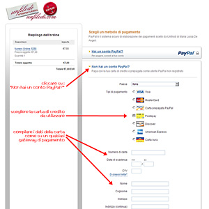 pagamenti online via PayPal : clicca qui