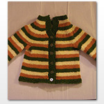 Green Zebra Baby Sweater-free di Dove Knits : clicca qui