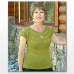 Ruched Yoke Tee di AnneLena Mattison : clicca qui