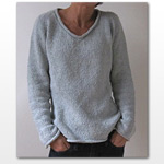 Simple Summer Tweed Top Down V-Neck di Heidi Kirrmaier : clicca qui