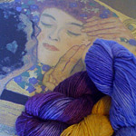 il bacio di Gustav Klimt e la Malabrigo Silky Merino