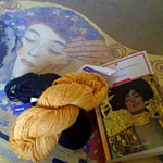 la Malabrigo Silky Merino, il Bacio di Klimt ed il Piacere di D Annunzio