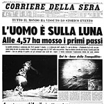 uomo sulla luna