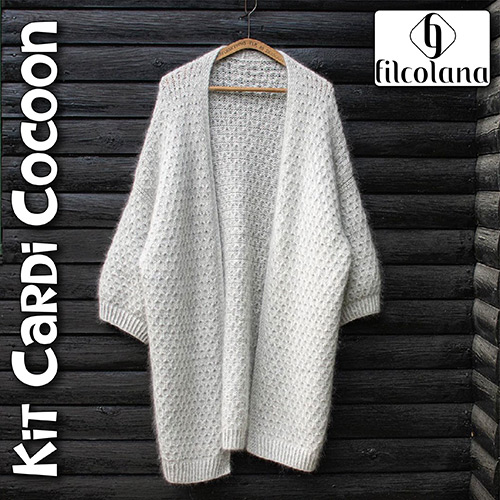 km203 Pattern Cardi Cocoon by Anne Ventzel