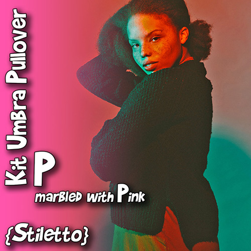 P: {Stiletto} marbled with Pink