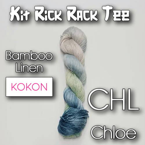 km229 Kit Rick Rack Tee : Kokon Yarn