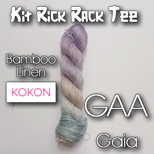 km229 Kit Rick Rack Tee : Kokon Yarn