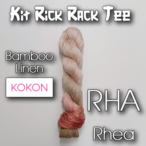 km229 Kit Rick Rack Tee : Kokon Yarn