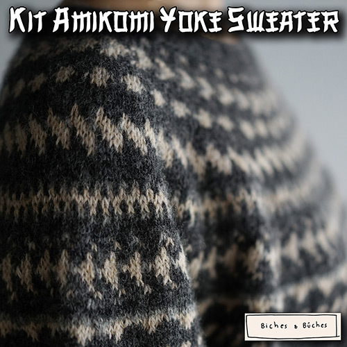 km254 Kit Amikomi Yoke Sweater : Le Taglie km254 Kit Amikomi Yoke Sweater : Le Taglie