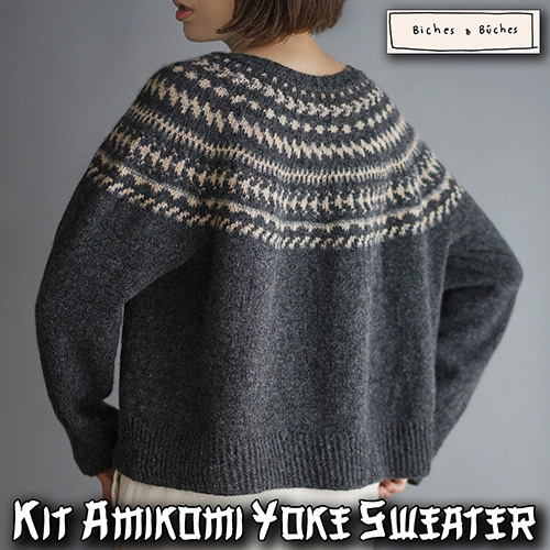 km254 Kit Amikomi Yoke Sweater