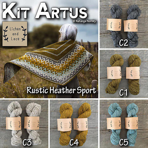 km255 Kit Artus : Lichen and Lace