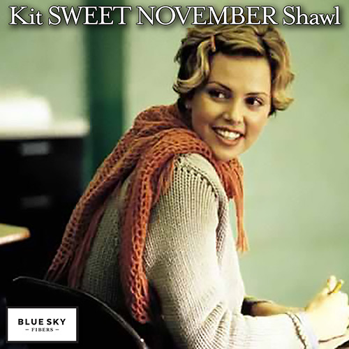 km277 Sweet November Shawl