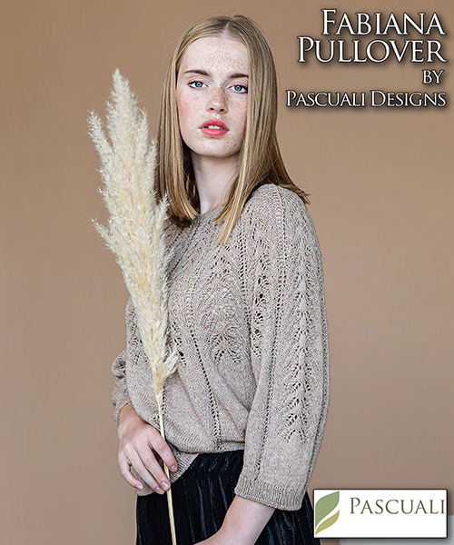 km300 Pattern Fabiana Pullover by Pascuali Designs with Pascuali