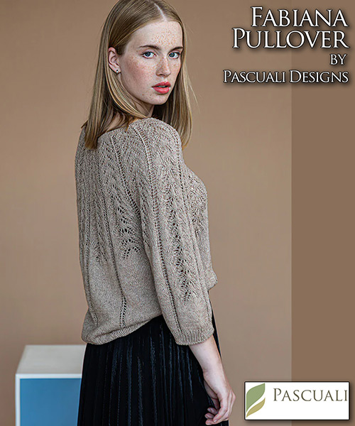 km300 Pattern Fabiana Pullover by Pascuali Designs with Pascuali