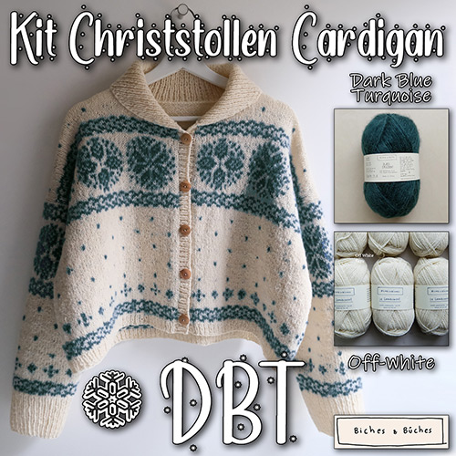 km311 Kit Christstollen Cardigan : Biches & Bûches