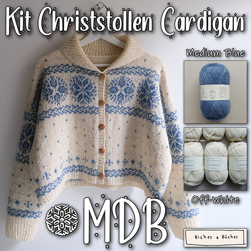 km311 Kit Christstollen Cardigan : Biches & Bûches