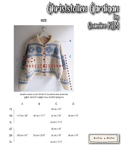 km311 Pattern Christstollen Cardigan by Soumine KIM