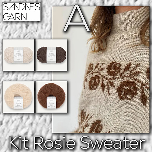 km366 Kit Rosie Sweater A with Sandnes Garn