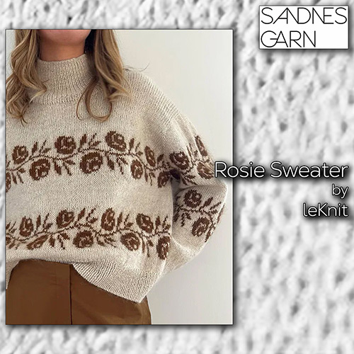 km366 Pattern Rosie Sweater by leKnit