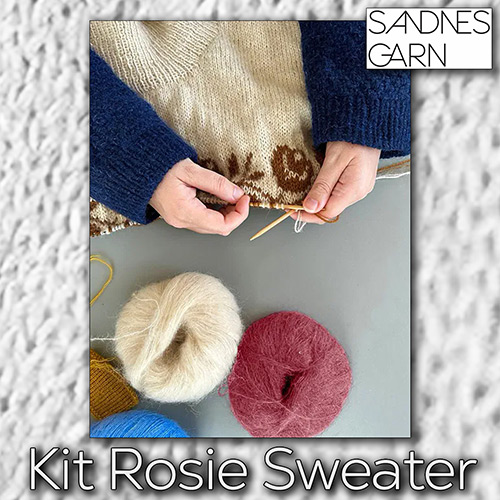 km366 Kit Rosie Sweater with Sandnes Garn - Taglie