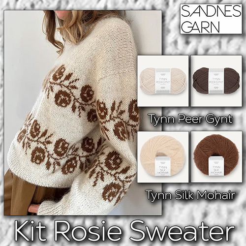 km366 Kit Rosie Sweater : Sandnes Garn