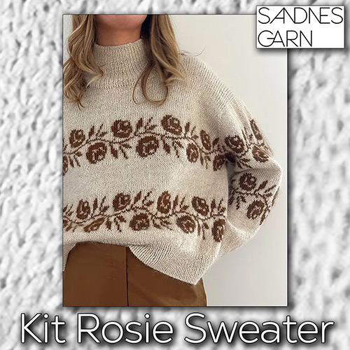km366 Kit Rosie Sweater with Sandnes Garn