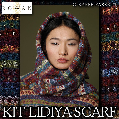 km375 Lidiya Scarf with Rowan