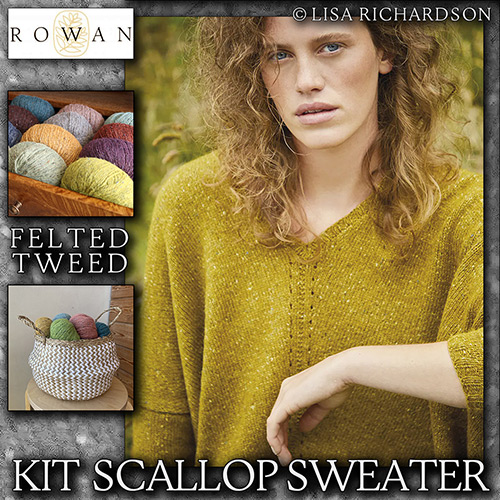 km377 Scallop Sweater : Rowan