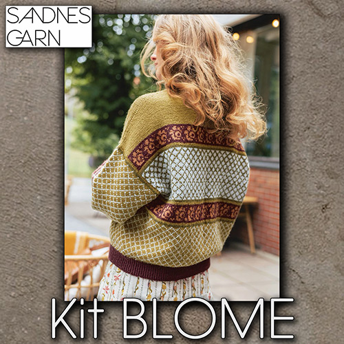 km378 Kit Blome with Sandnes Garn - Taglie