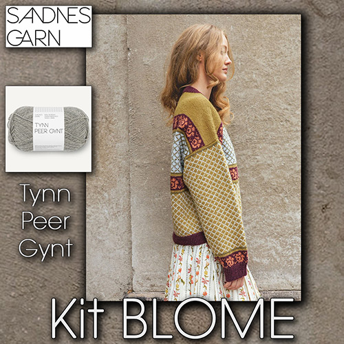 km378 Kit Blome : Sandnes Garn