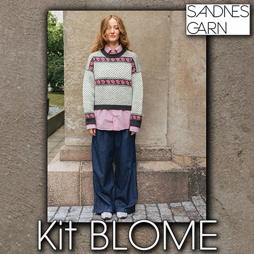 km378 Kit Blome with Sandnes Garn