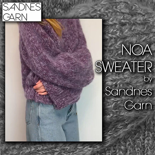 km379 Pattern Noa Sweater by Sandnes Garn