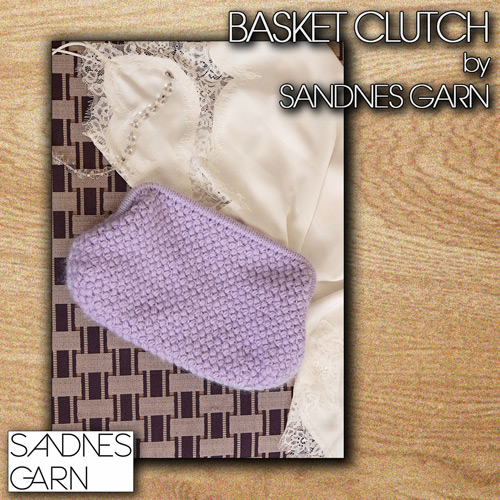 km387 Pattern Basket Clutch by Sandnes Garn
