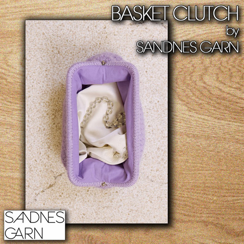 km387 Pattern Basket Clutch by Sandnes Garn