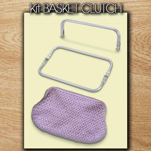 km387 Pattern Basket Clutch by Sandnes Garn