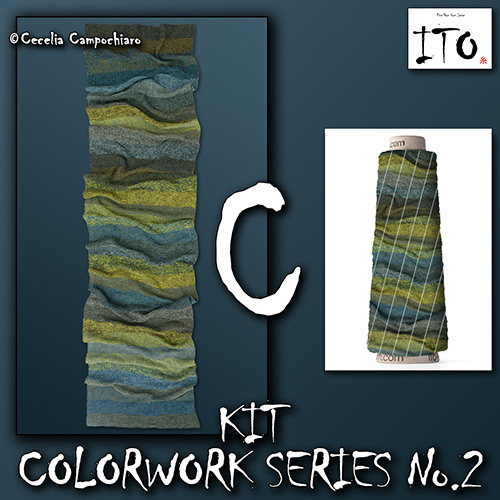 km391 Kit Colorwork Series No.2 : ITO Yarn