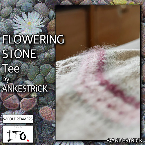 km392 Pattern Flowering Stone Tee km392 Pattern Flowering Stone Tee