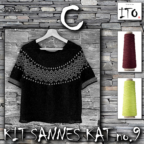 km393 Kit Sannes Kat no.9 : ITO Yarn