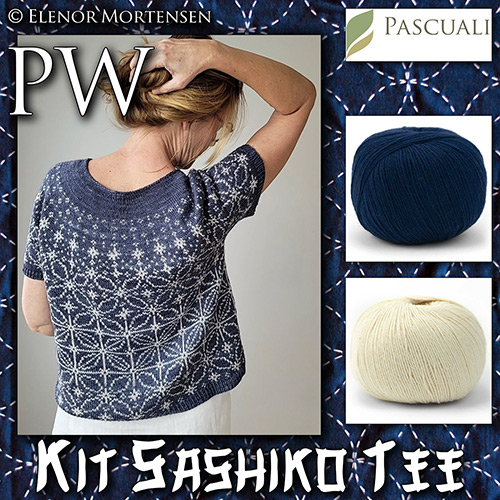 km400 Kit Sashiko Tee PW with Pascuali