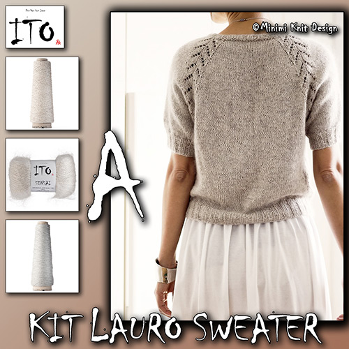 km403 Kit Lauro Sweater : ITO Yarn