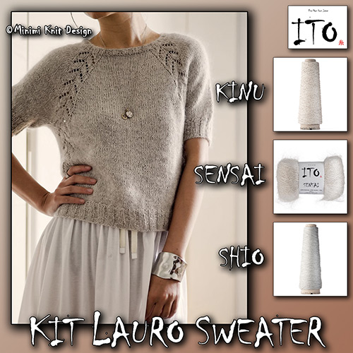 km403 Kit Lauro Sweater : ITO Yarn