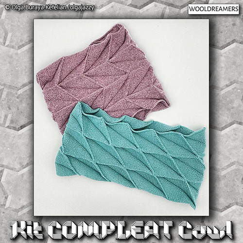 km405 Kit COMPLEAT Cowl : ITO Yarn km405 Kit COMPLEAT Cowl : ITO Yarn