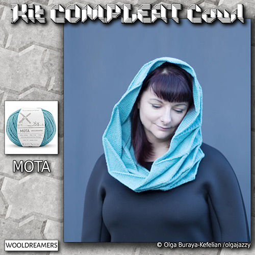 km405 Kit COMPLEAT Cowl : WoolDreamers km405 Kit COMPLEAT Cowl : WoolDreamers