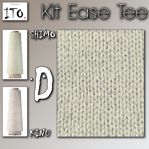 km407 Kit Ease Tee : ITO Yarn
