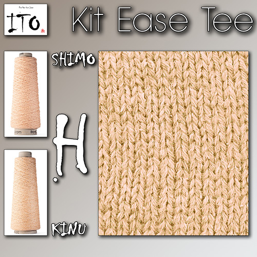 km407 Kit Ease Tee : ITO Yarn