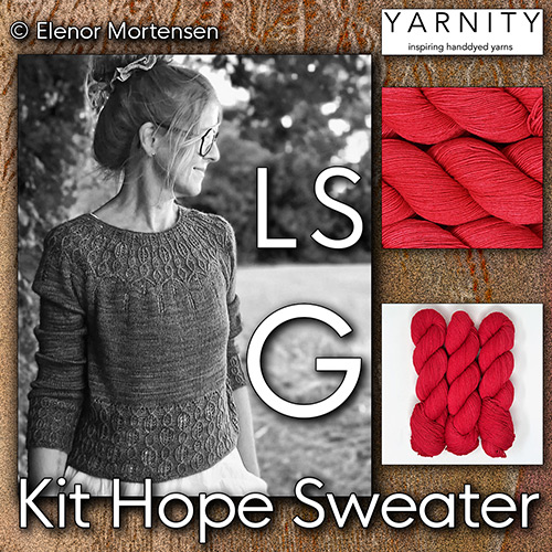 km409 Kit Hope Sweater LS-G : Yarnity Yarn