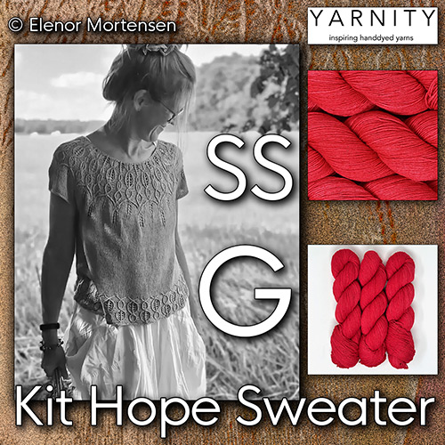 km409 Kit Hope Sweater SS-G : Yarnity Yarn